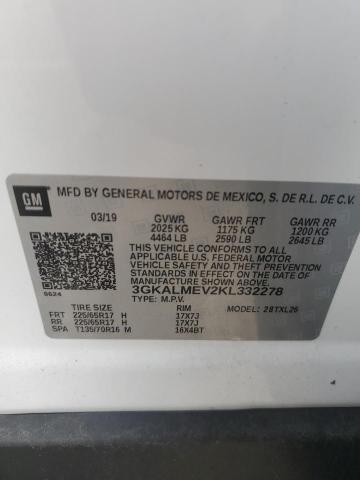 Photo 12 VIN: 3GKALMEV2KL332278 - GMC TERRAIN SL 