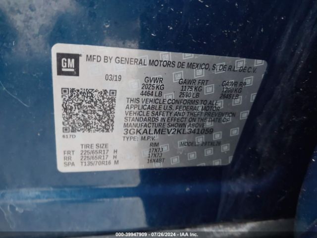 Photo 8 VIN: 3GKALMEV2KL341059 - GMC TERRAIN 