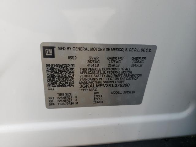 Photo 9 VIN: 3GKALMEV2KL376300 - GMC TERRAIN SL 