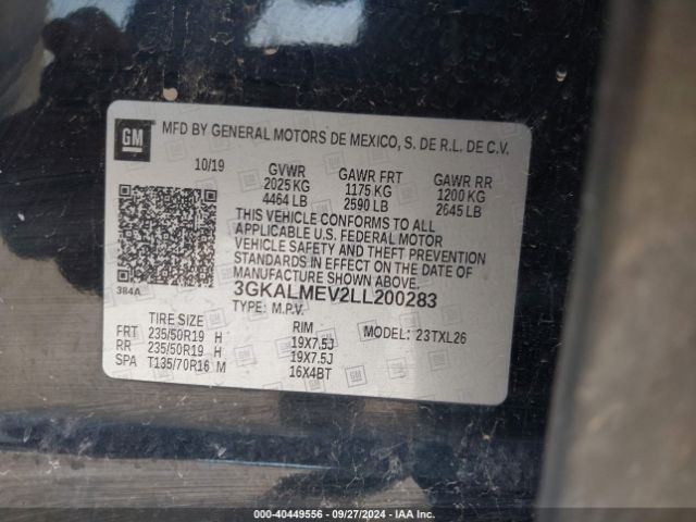 Photo 8 VIN: 3GKALMEV2LL200283 - GMC TERRAIN 