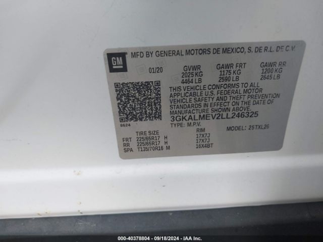 Photo 8 VIN: 3GKALMEV2LL246325 - GMC TERRAIN 