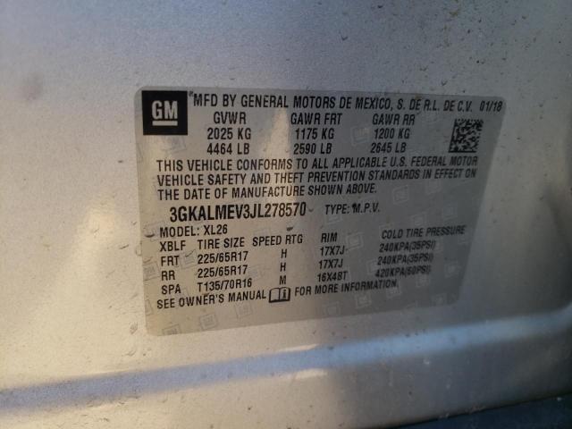 Photo 12 VIN: 3GKALMEV3JL278570 - GMC TERRAIN SL 