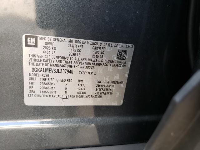 Photo 9 VIN: 3GKALMEV3JL307940 - GMC TERRAIN SL 