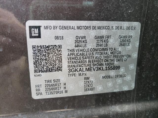 Photo 9 VIN: 3GKALMEV3KL155899 - GMC TERRAIN SL 