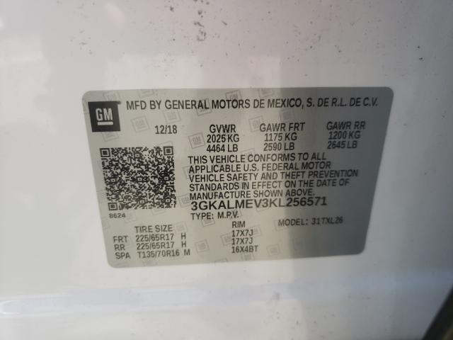 Photo 9 VIN: 3GKALMEV3KL256571 - GMC TERRAIN SL 