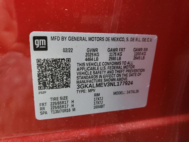 Photo 9 VIN: 3GKALMEV3NL177924 - GMC TERRAIN SL 