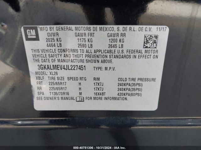 Photo 8 VIN: 3GKALMEV4JL227451 - GMC TERRAIN 