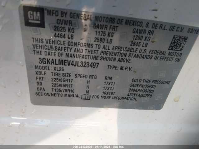 Photo 8 VIN: 3GKALMEV4JL323497 - GMC TERRAIN 