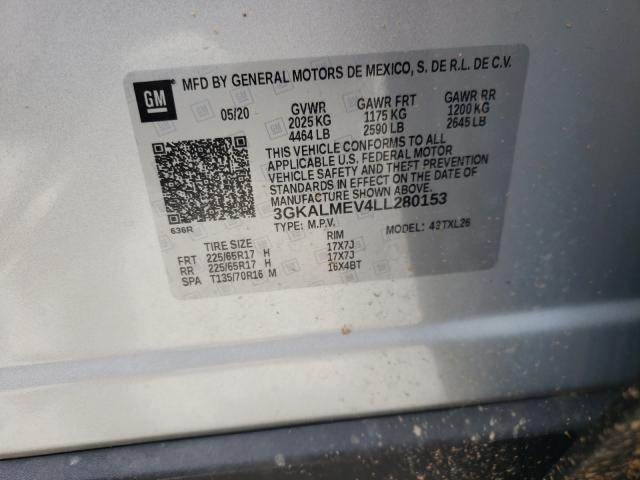 Photo 9 VIN: 3GKALMEV4LL280153 - GMC TERRAIN SL 