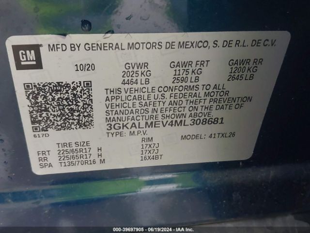 Photo 8 VIN: 3GKALMEV4ML308681 - GMC TERRAIN 