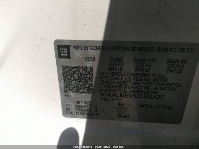 Photo 8 VIN: 3GKALMEV5JL391422 - GMC TERRAIN 