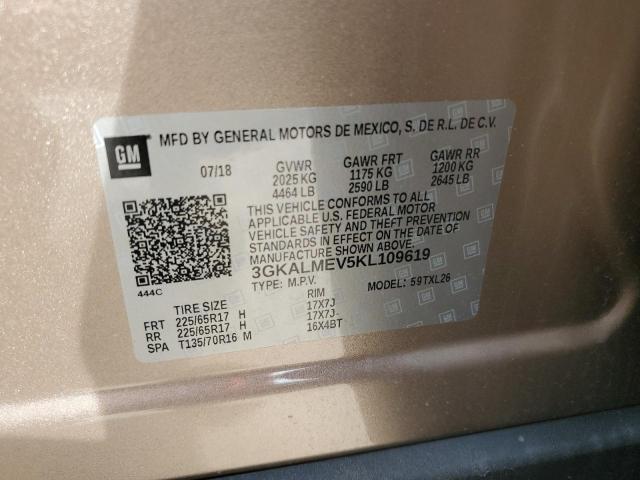 Photo 12 VIN: 3GKALMEV5KL109619 - GMC TERRAIN SL 