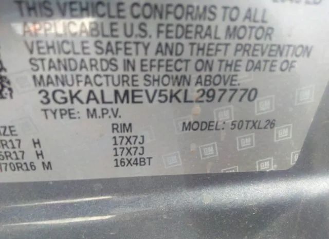 Photo 8 VIN: 3GKALMEV5KL297770 - GMC TERRAIN 