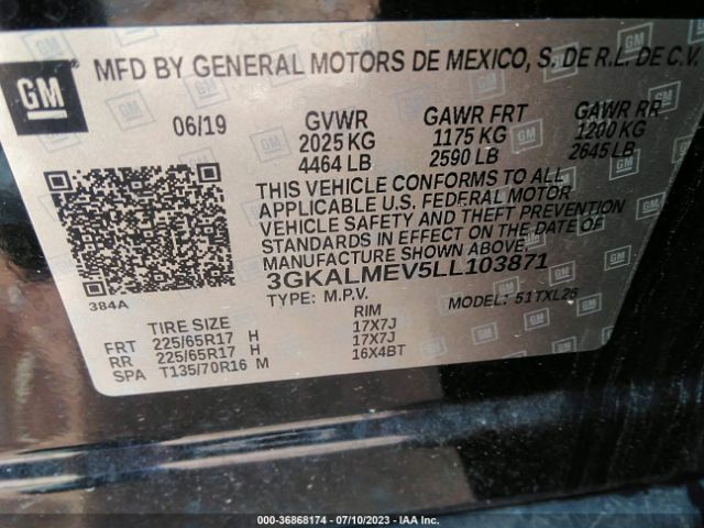 Photo 8 VIN: 3GKALMEV5LL103871 - GMC TERRAIN 