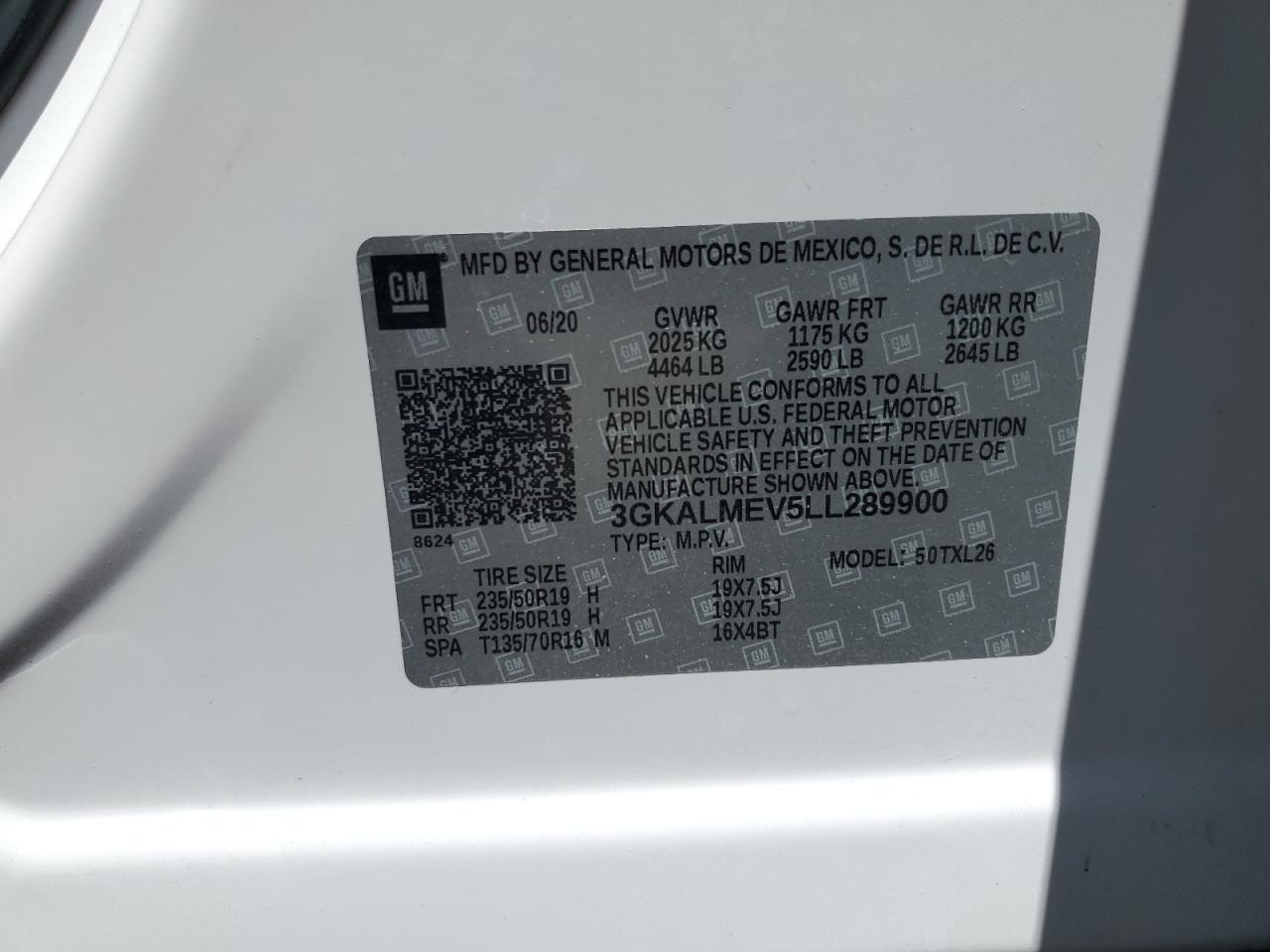 Photo 11 VIN: 3GKALMEV5LL289900 - GMC TERRAIN 