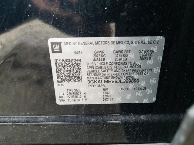 Photo 9 VIN: 3GKALMEV6JL369896 - GMC TERRAIN SL 