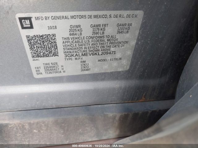 Photo 8 VIN: 3GKALMEV6KL209471 - GMC TERRAIN 