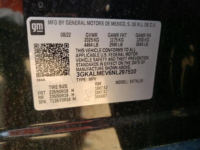 Photo 12 VIN: 3GKALMEV6NL297510 - GMC TERRAIN SL 