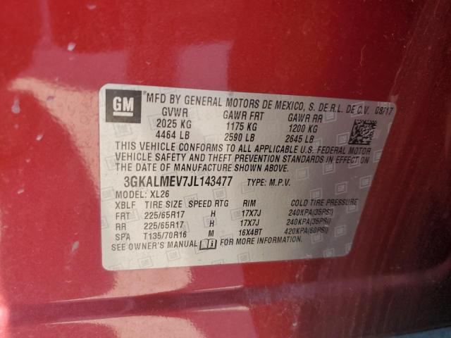 Photo 12 VIN: 3GKALMEV7JL143477 - GMC TERRAIN SL 