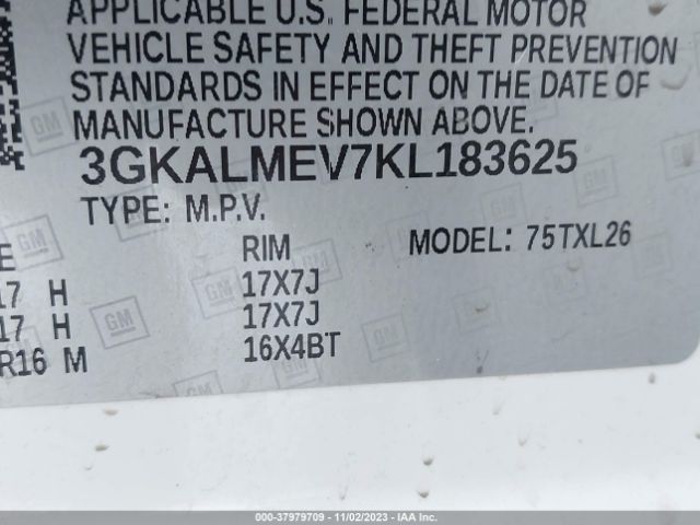 Photo 8 VIN: 3GKALMEV7KL183625 - GMC TERRAIN 