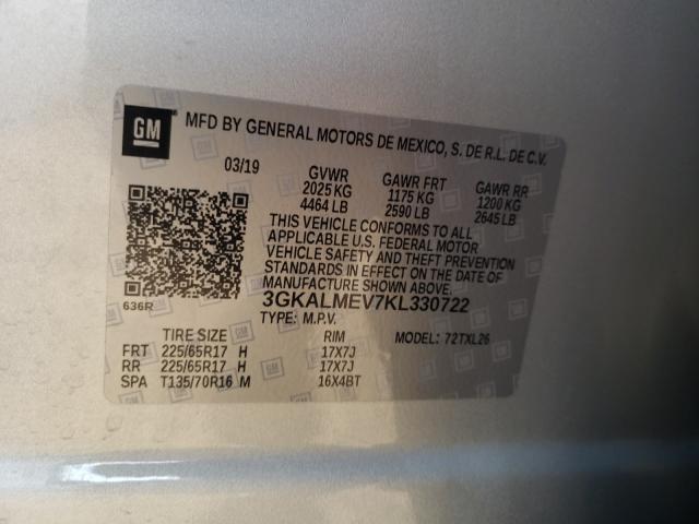 Photo 9 VIN: 3GKALMEV7KL330722 - GMC TERRAIN SL 