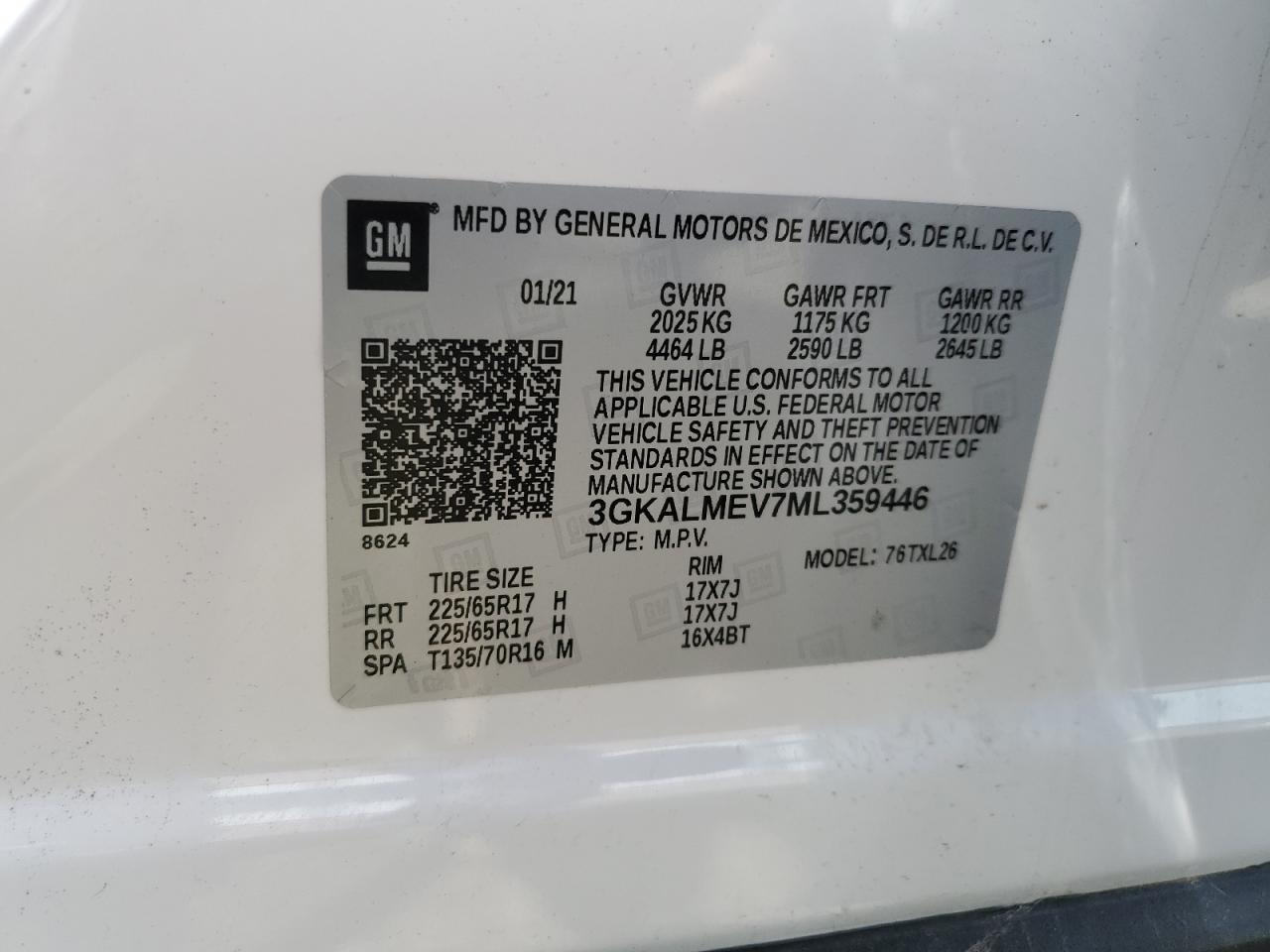 Photo 11 VIN: 3GKALMEV7ML359446 - GMC TERRAIN 