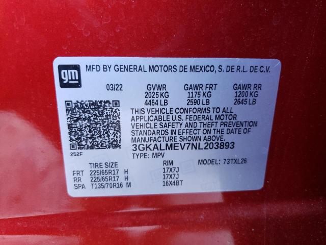 Photo 11 VIN: 3GKALMEV7NL203893 - GMC TERRAIN 