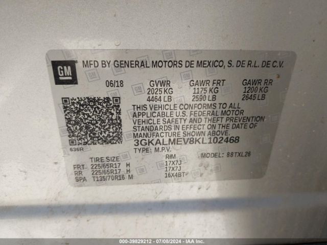 Photo 8 VIN: 3GKALMEV8KL102468 - GMC TERRAIN 