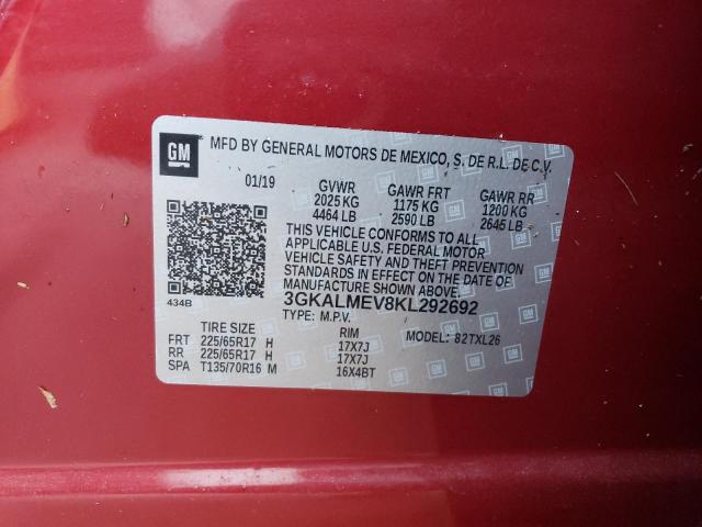 Photo 9 VIN: 3GKALMEV8KL292692 - GMC TERRAIN SL 