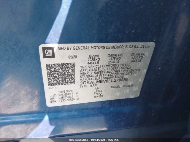 Photo 8 VIN: 3GKALMEV8LL279880 - GMC TERRAIN 