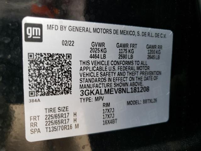 Photo 12 VIN: 3GKALMEV8NL181208 - GMC TERRAIN SL 