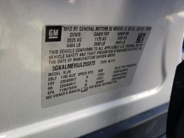 Photo 12 VIN: 3GKALMEV9JL259375 - GMC TERRAIN SL 