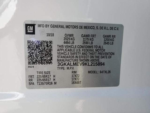 Photo 12 VIN: 3GKALMEV9KL215894 - GMC TERRAIN SL 