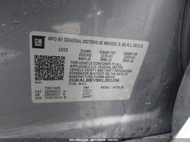 Photo 8 VIN: 3GKALMEV9KL261256 - GMC TERRAIN 