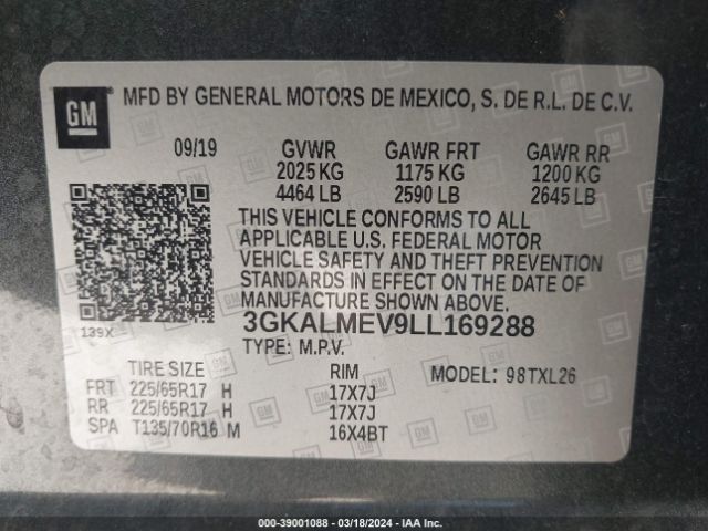 Photo 8 VIN: 3GKALMEV9LL169288 - GMC TERRAIN 