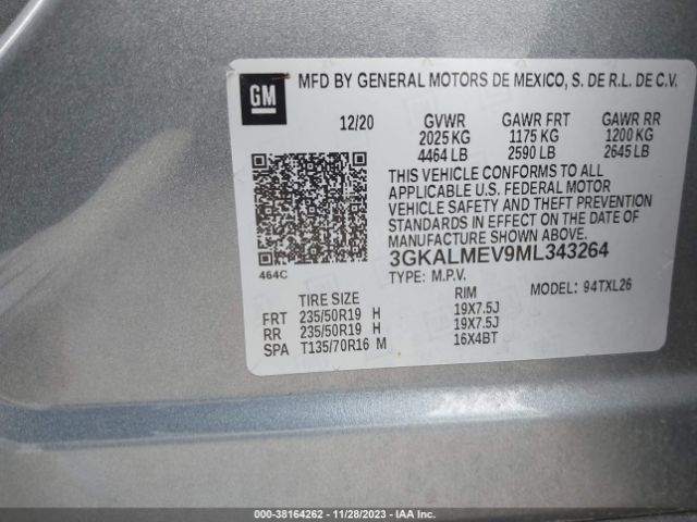 Photo 8 VIN: 3GKALMEV9ML343264 - GMC TERRAIN 