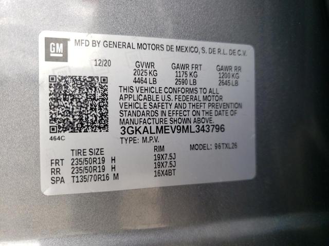 Photo 9 VIN: 3GKALMEV9ML343796 - GMC TERRAIN SL 