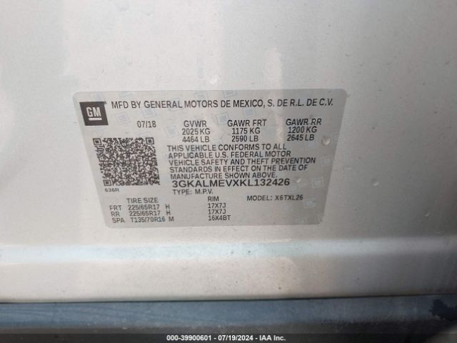 Photo 8 VIN: 3GKALMEVXKL132426 - GMC TERRAIN 