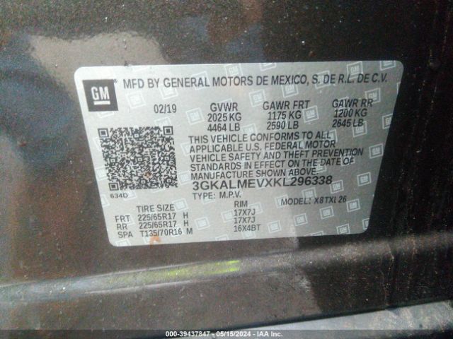 Photo 8 VIN: 3GKALMEVXKL296338 - GMC TERRAIN 