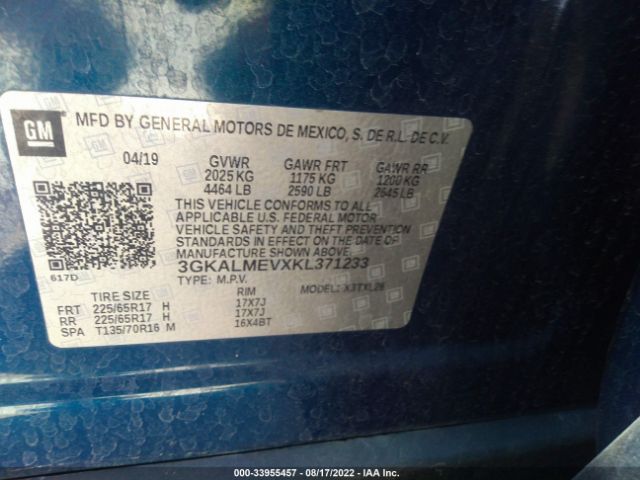 Photo 8 VIN: 3GKALMEVXKL371233 - GMC TERRAIN 