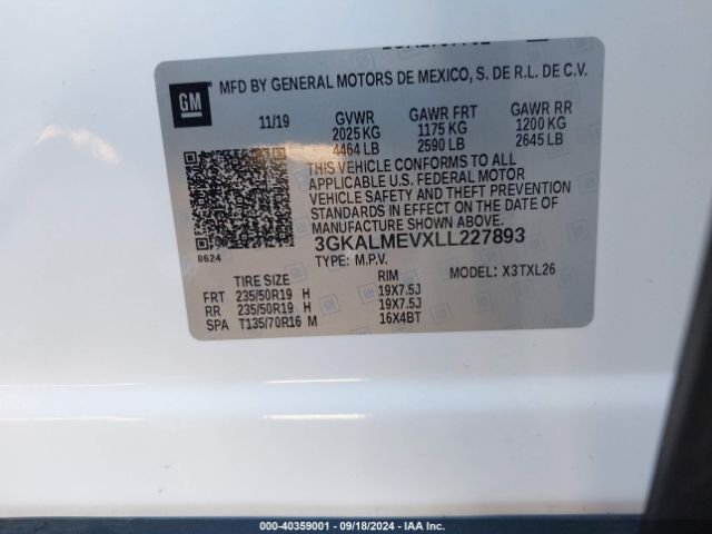 Photo 8 VIN: 3GKALMEVXLL227893 - GMC TERRAIN 