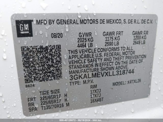 Photo 8 VIN: 3GKALMEVXLL318744 - GMC TERRAIN 