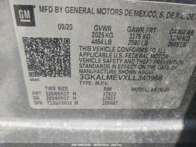 Photo 8 VIN: 3GKALMEVXLL340968 - GMC TERRAIN 