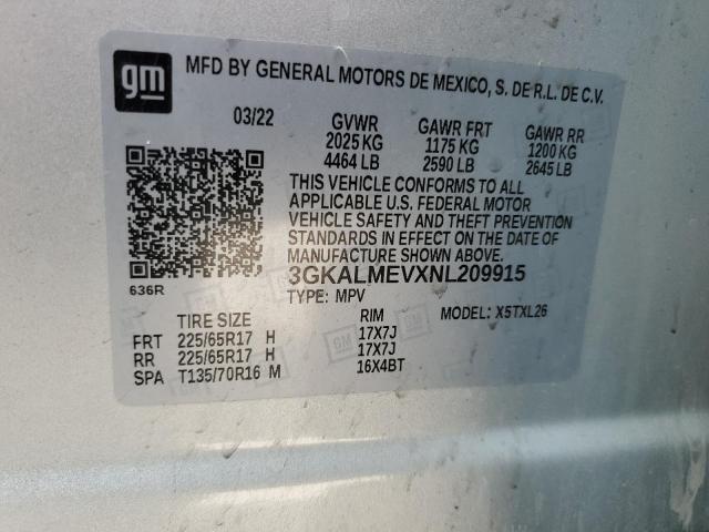 Photo 11 VIN: 3GKALMEVXNL209915 - GMC TERRAIN 