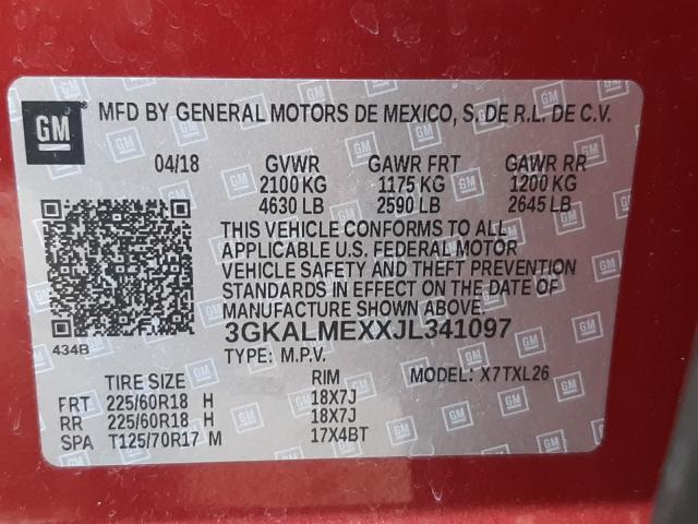 Photo 9 VIN: 3GKALMEXXJL341097 - GMC TERRAIN SL 