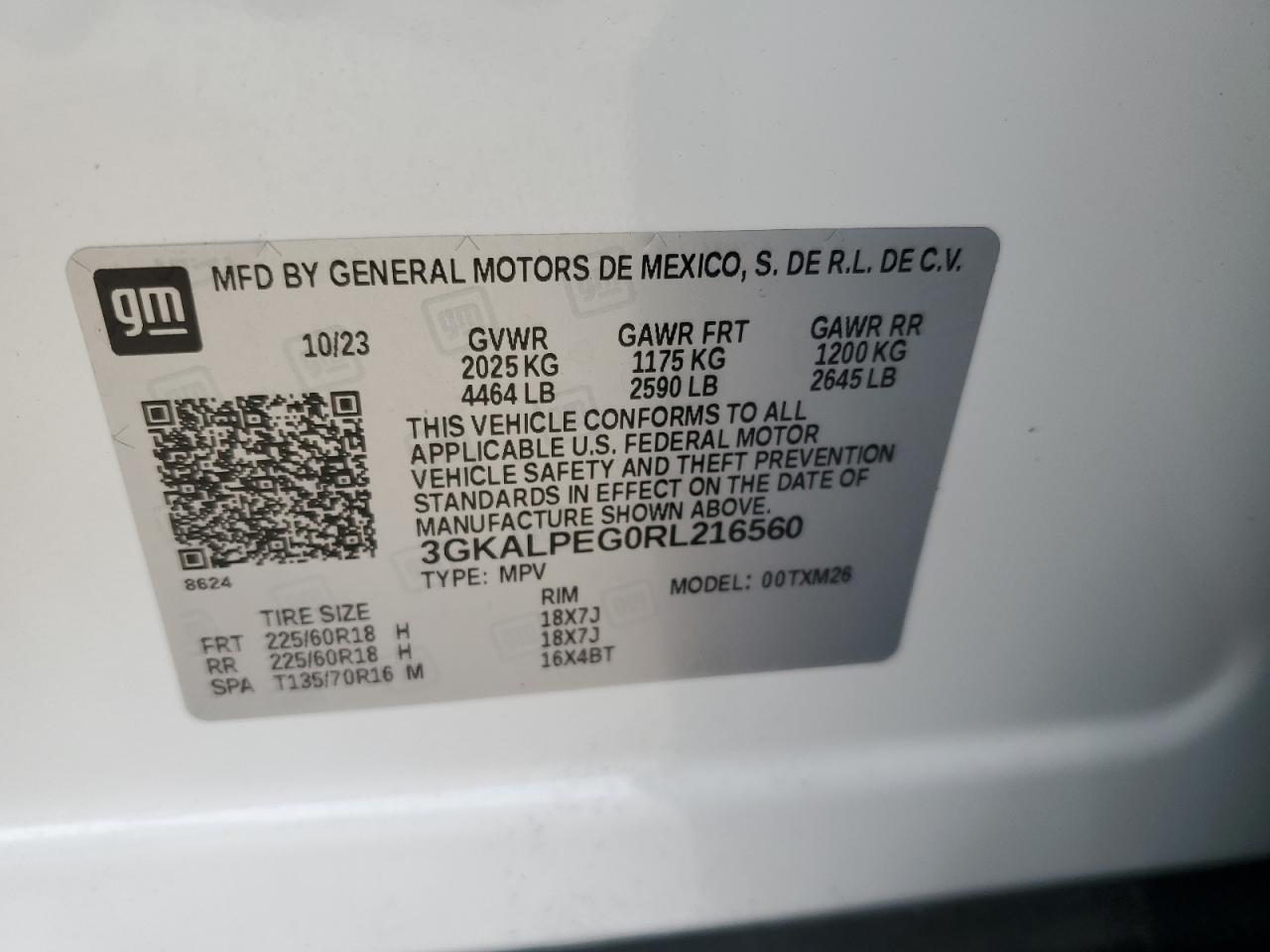 Photo 11 VIN: 3GKALPEG0RL216560 - GMC TERRAIN 