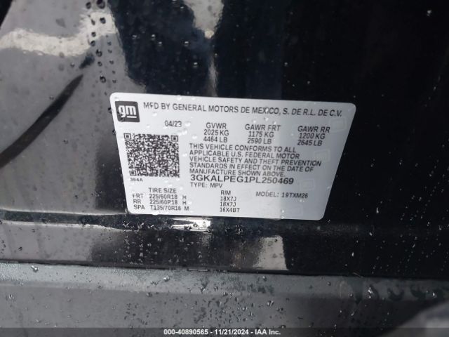 Photo 8 VIN: 3GKALPEG1PL250469 - GMC TERRAIN 