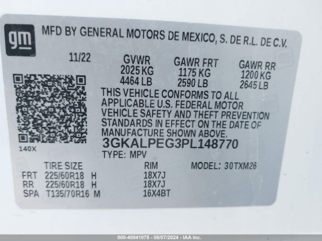 Photo 8 VIN: 3GKALPEG3PL148770 - GMC TERRAIN 