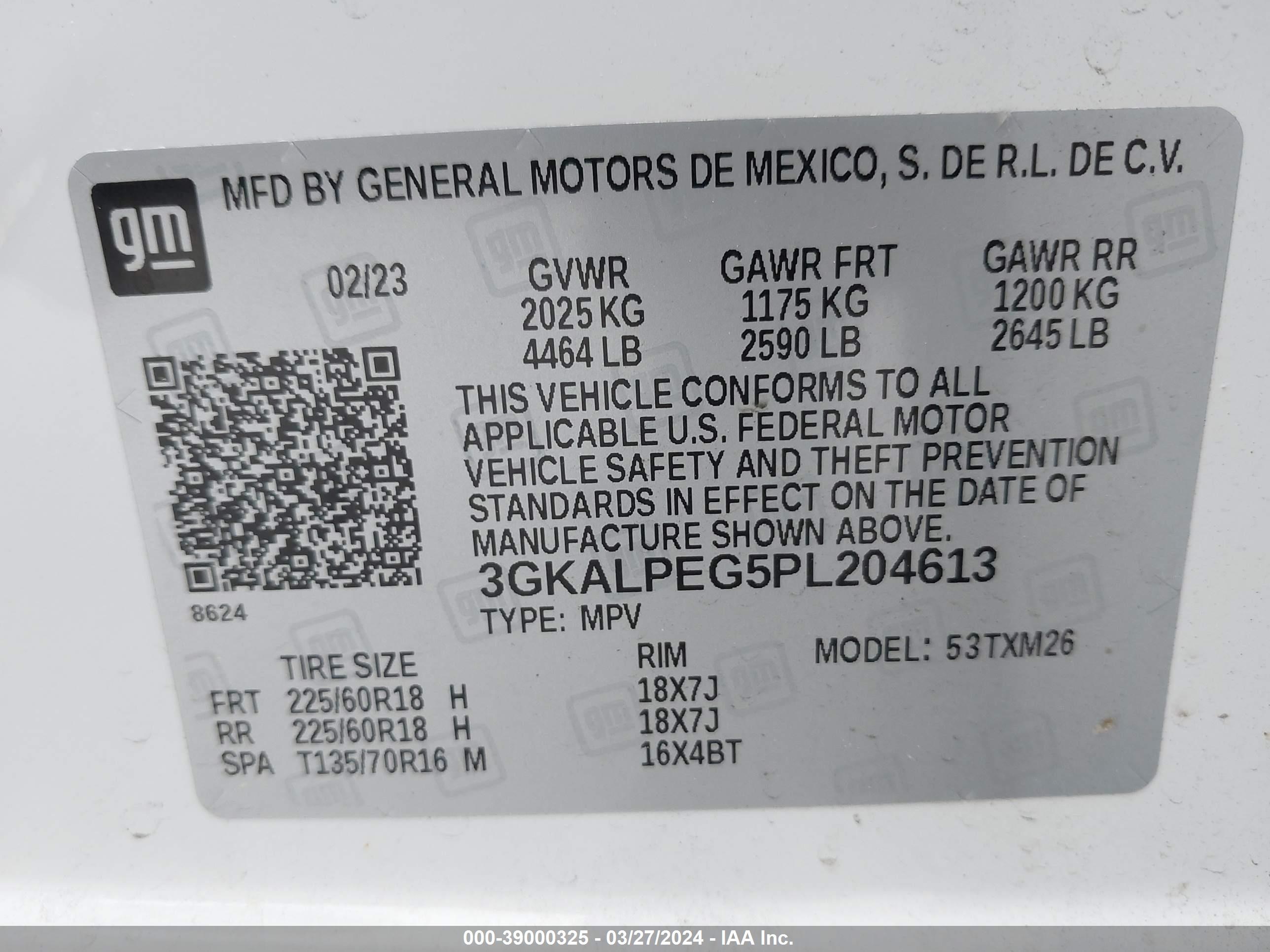 Photo 8 VIN: 3GKALPEG5PL204613 - GMC TERRAIN 