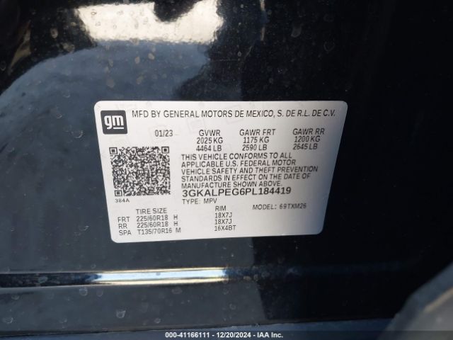 Photo 8 VIN: 3GKALPEG6PL184419 - GMC TERRAIN 